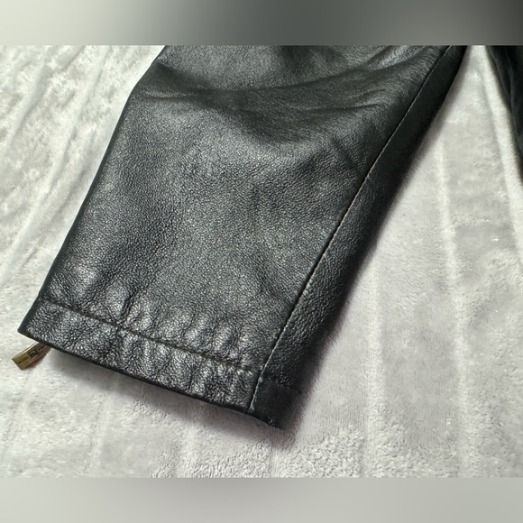 Wilsons Leather Mens Black Leather Jacket Size XXL - Picture 8 of 15